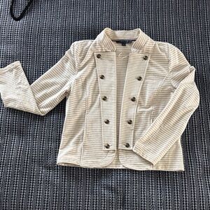 Tommy Hilfiger Beige Striped Blazer